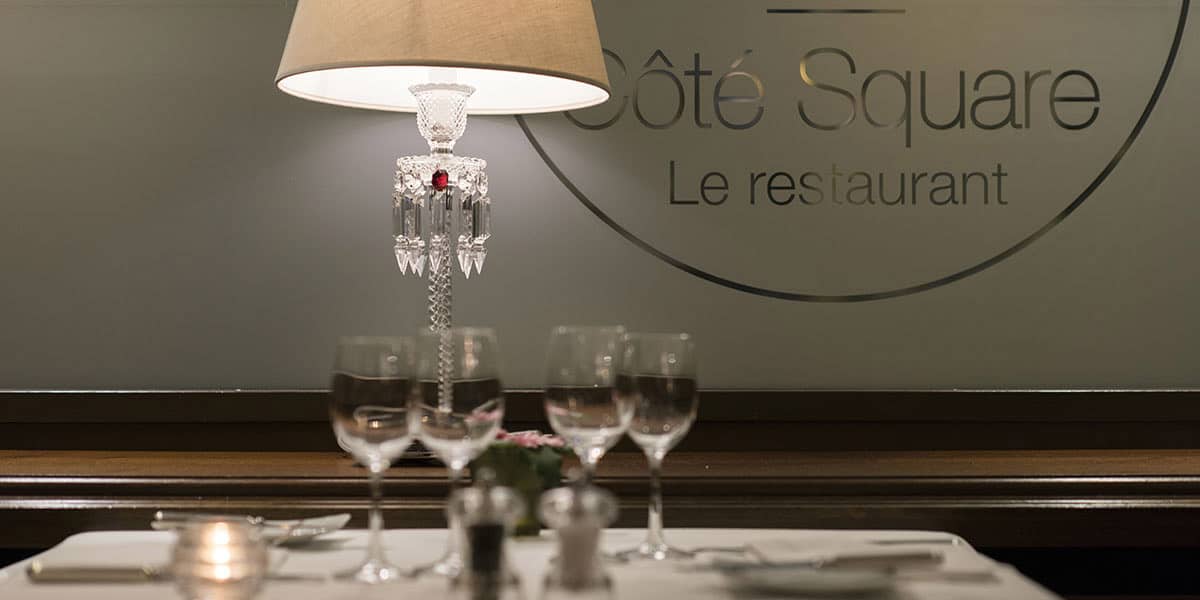 Restaurant Côté Square Bristol Hotel Geneva Official Site