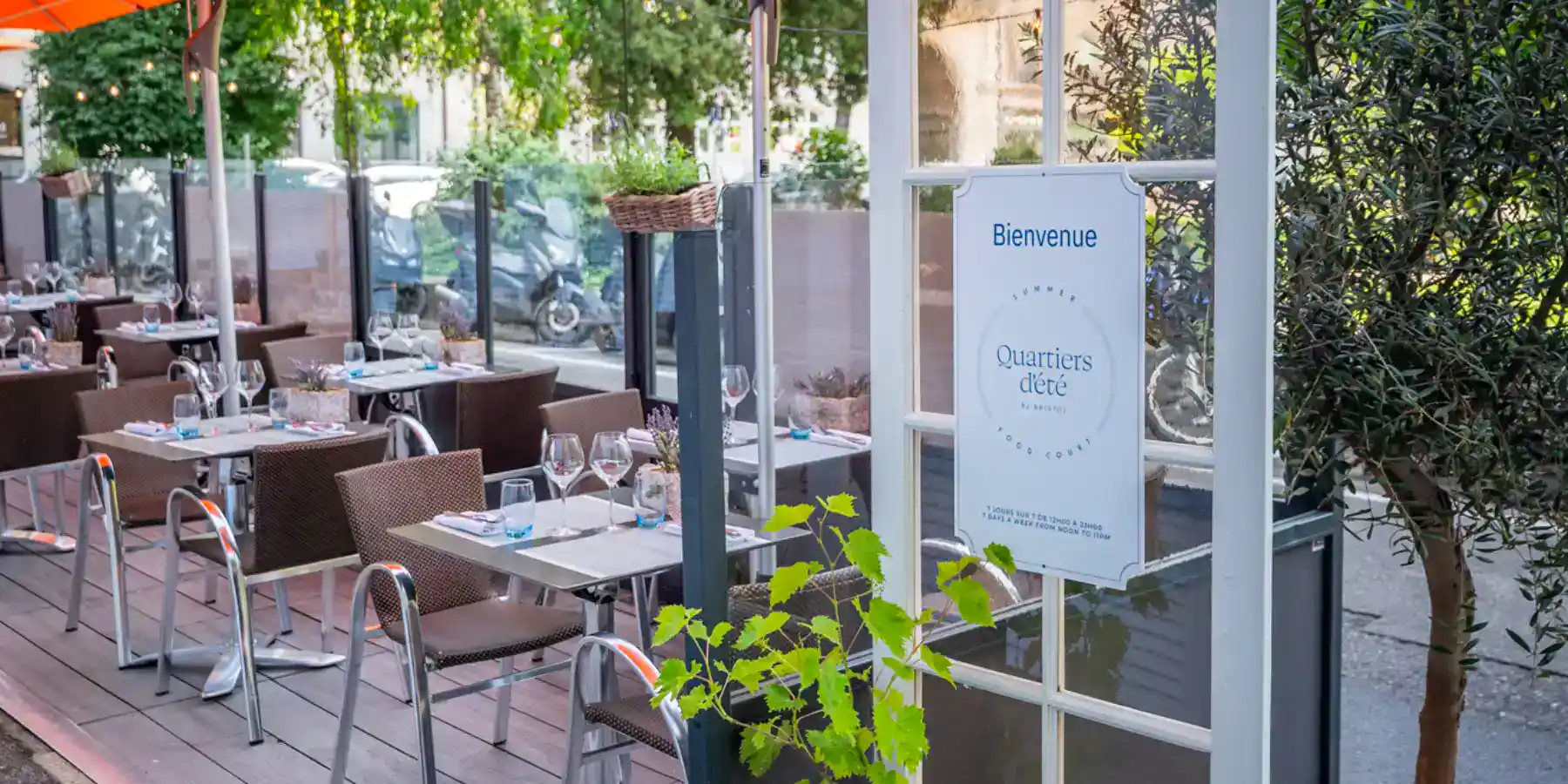 Bristol Genève terrasse